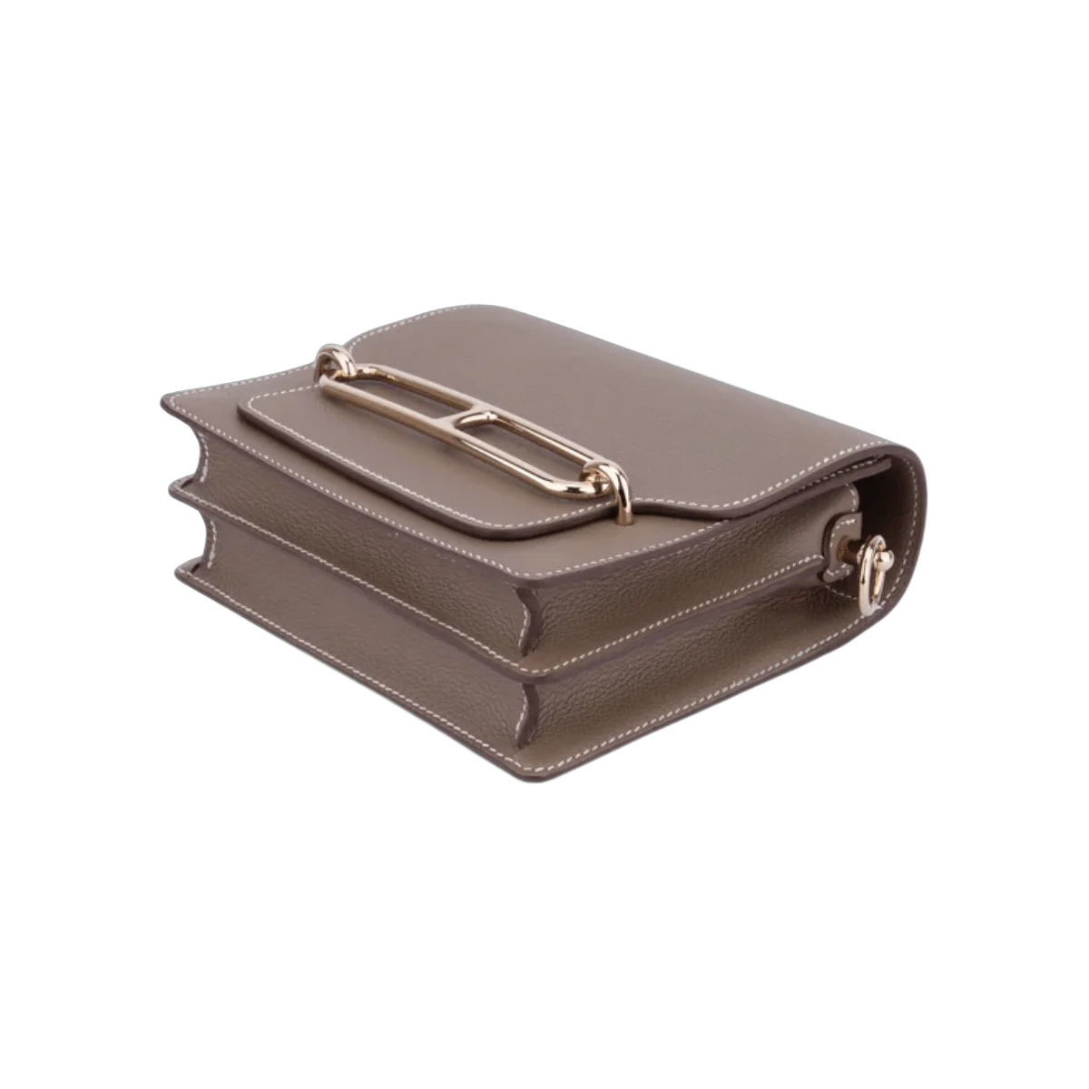 Hermes Roulis 18 Mini Taupe Evervolor Leather Palladium HW Bag – additional product photo 3