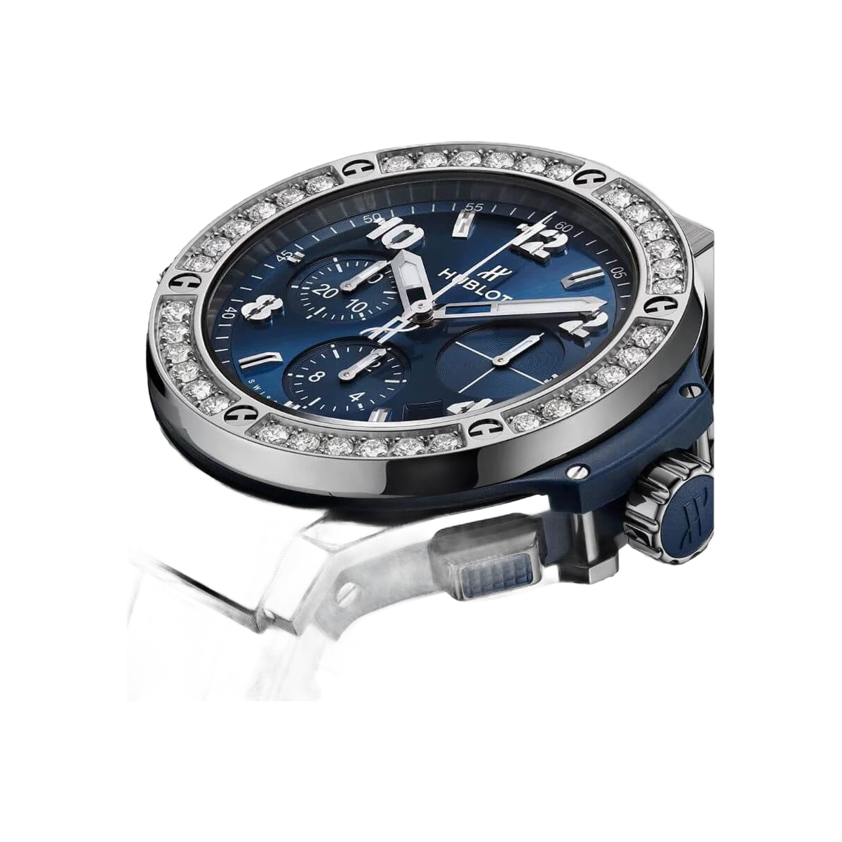 Hublot Big Bang 341.SX.7170.LR.1204 Steel Diamonds Blue Dial 41mm Men's Watch – additional product photo 3