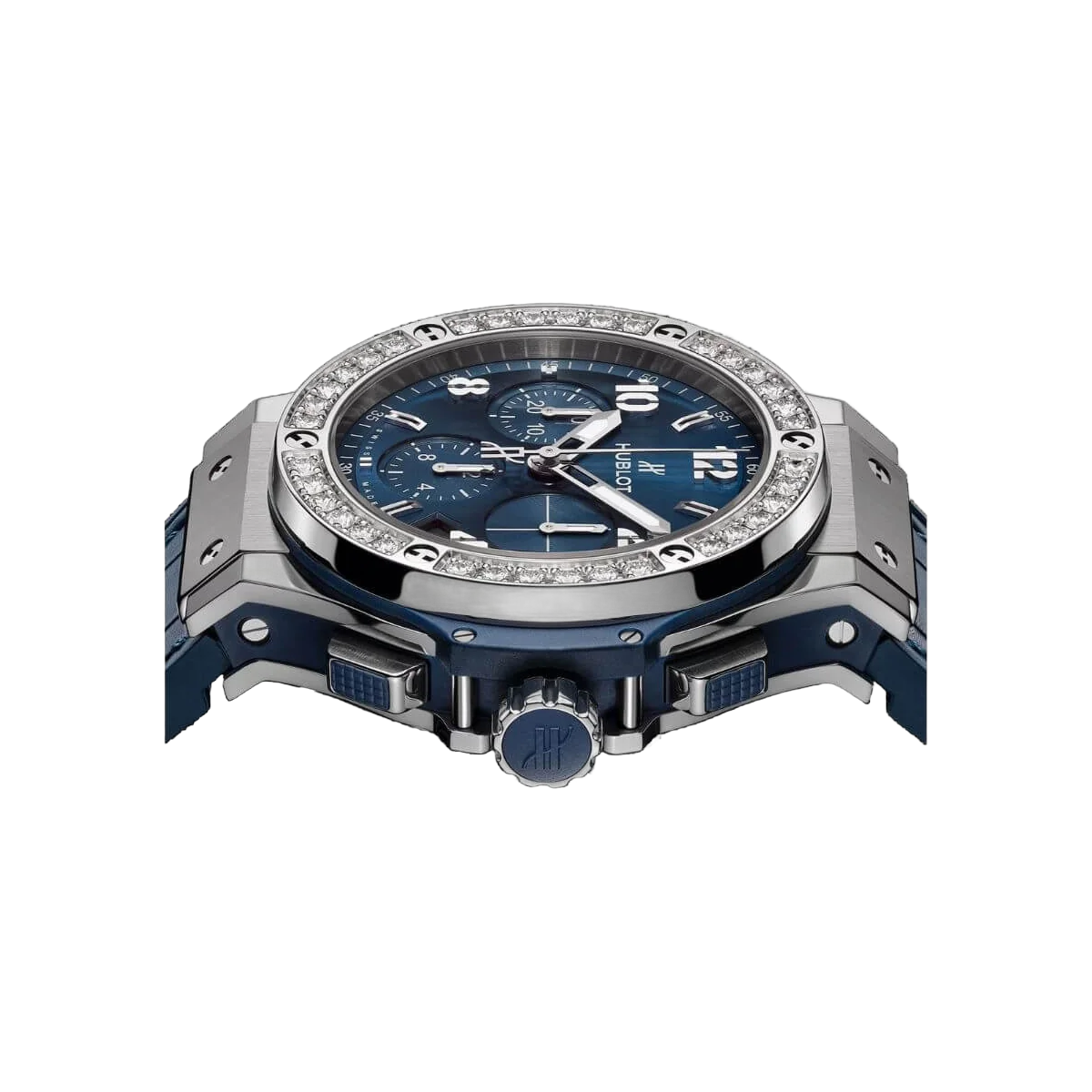 Hublot Big Bang 341.SX.7170.LR.1204 Steel Diamonds Blue Dial 41mm Men's Watch – additional product photo 5