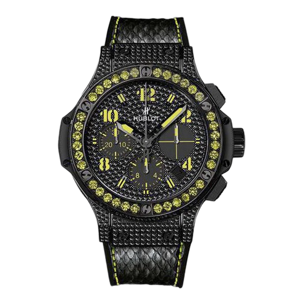 Hublot Big Bang Black Fluo 41Mm Black Pvd Ladies Watch
