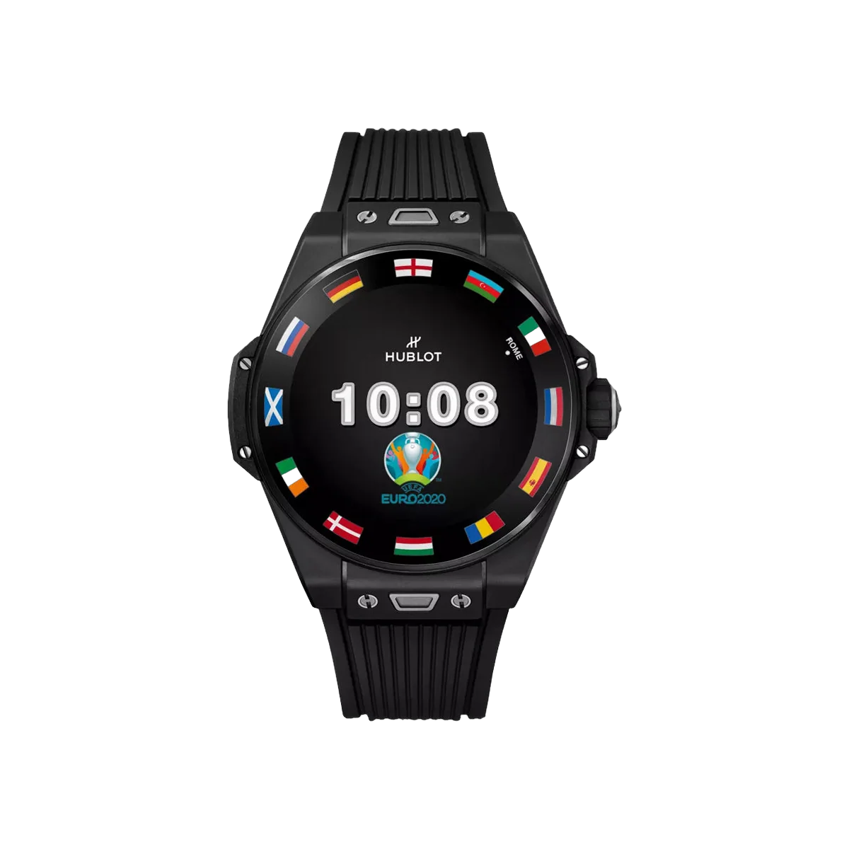Hublot Big Bang Eufa Euro 2020 Quartz 440.CI.1100.RX.EUR20 Ceramic Digital 42mm Men's Watch