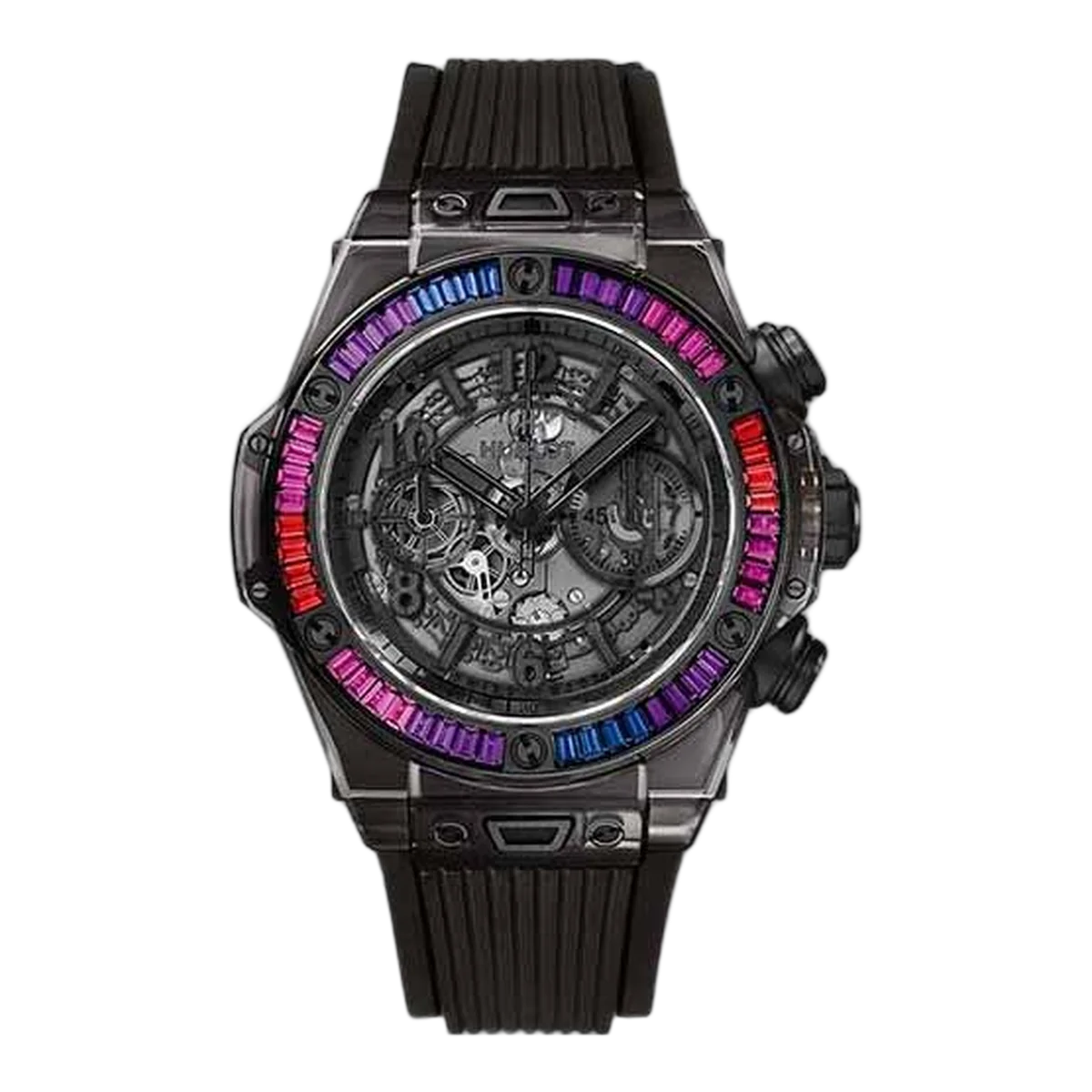 Hublot Big Bang Unico All Black Sapphire Galaxy Limited Edition Of 50 45Mm Men's Watch
