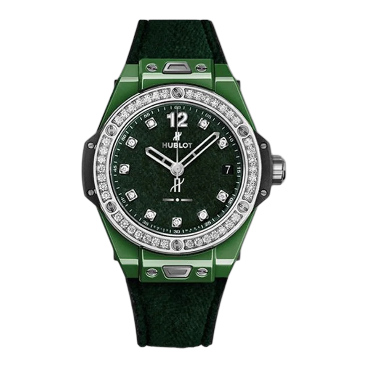 Hublot Bigbang 465.Gx.277G.Nr.1204 One Click Italia Independent Dark Green Velvet Limited To 100 Pcs Men’S Watch