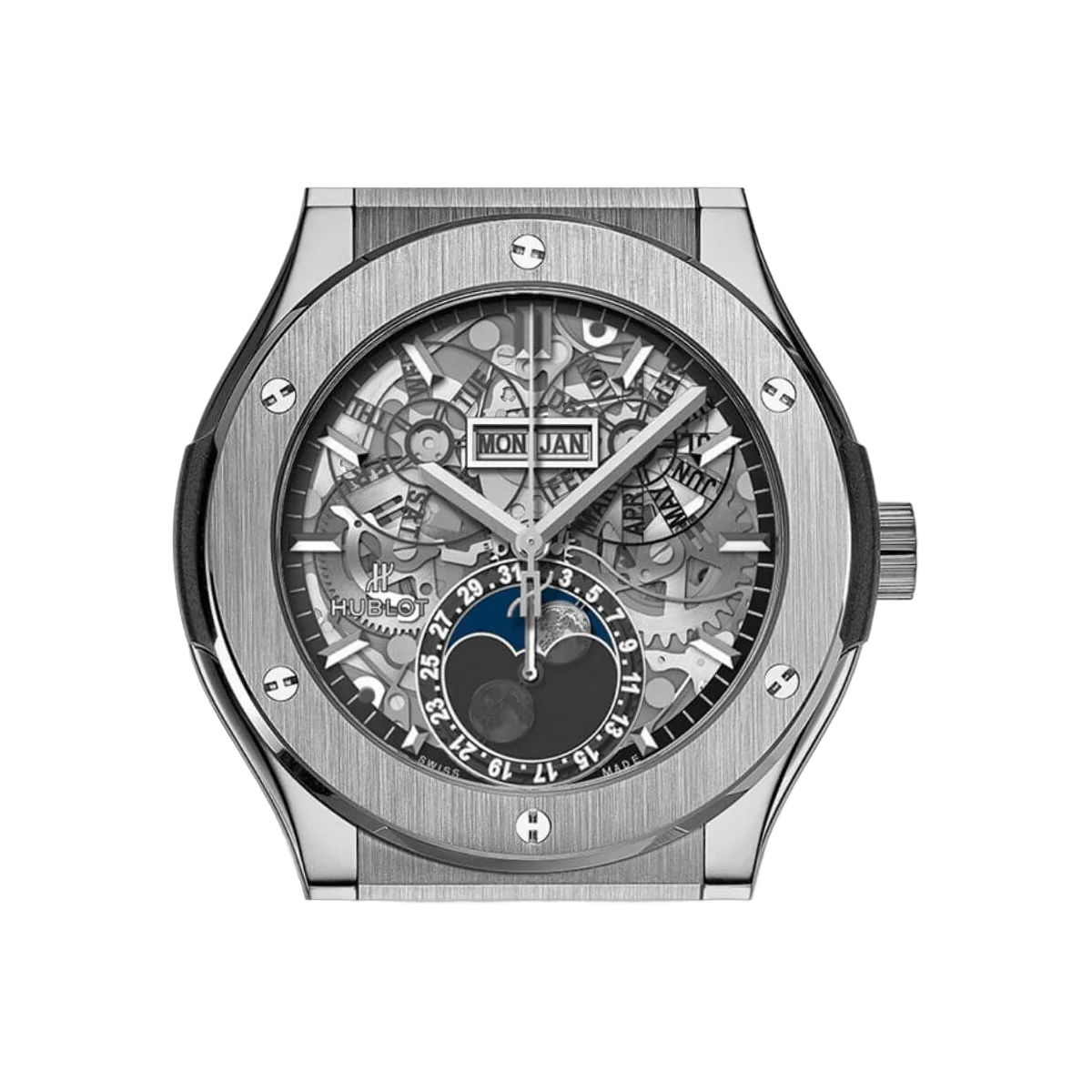 Hublot Classic Fusion 517.NX.0170.LR Aerofusion Moonphase Skeleton Dial 42mm Men's watch – additional product photo 7