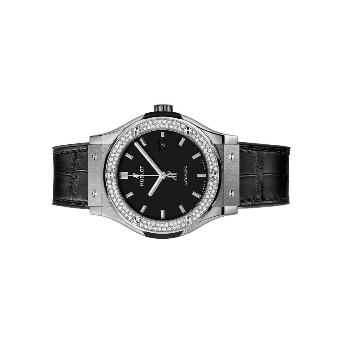 Hublot Classic Fusion 542.NX.1171.LR.1104 Titanium Diamonds Black Dial – additional product photo 3