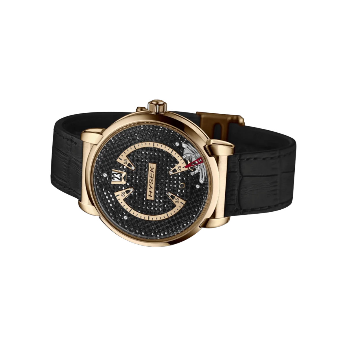 Hysek Double Orbital Revolution IO4305R01 43mm Black Dial Mens Watch – additional product photo 2
