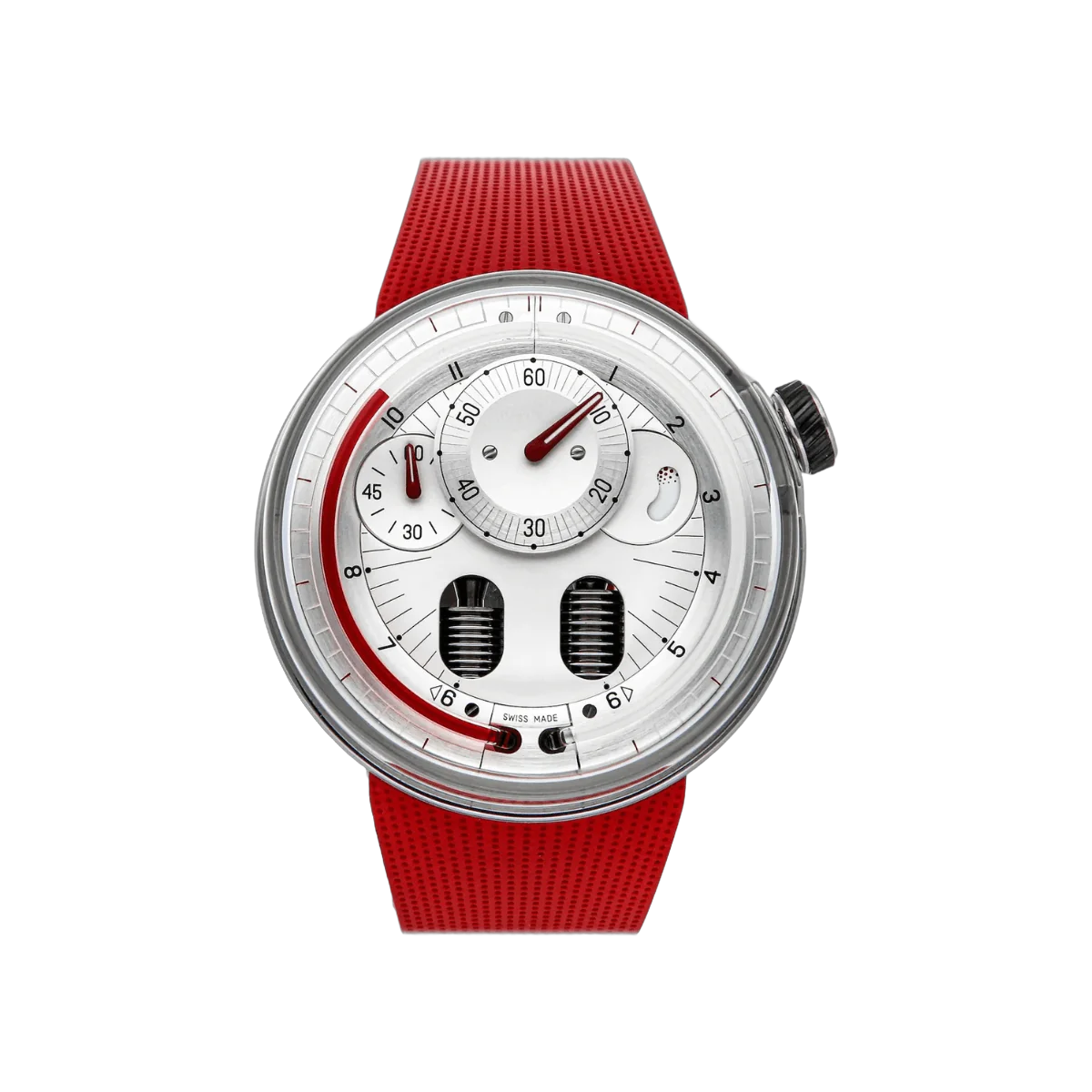 HYT H0 H01489 Manual Wind Silver Dial