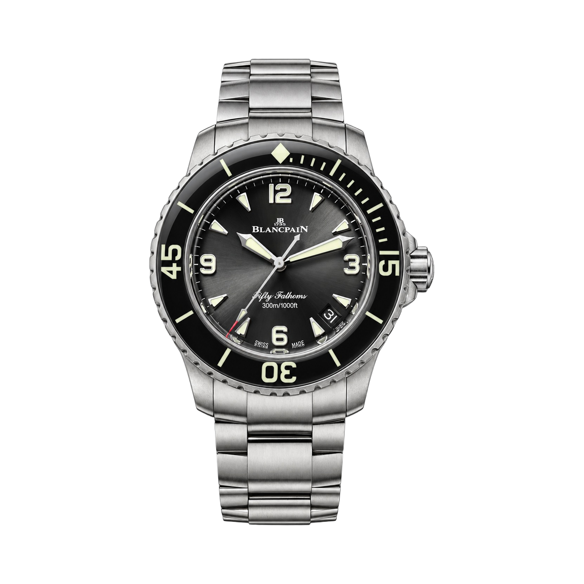 Blancpain Fifty Fathoms Automatique 5010-12B30-98S 42.3MM Titanium Black Dial
