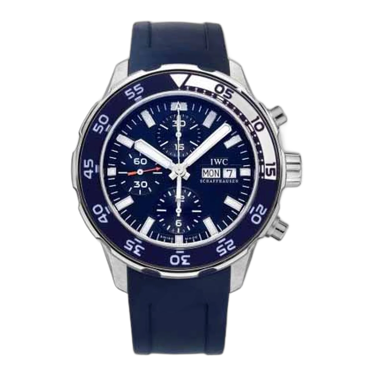 Iwc Aquatimer Chronograph Stainless Steel 44Mm Mens Watch