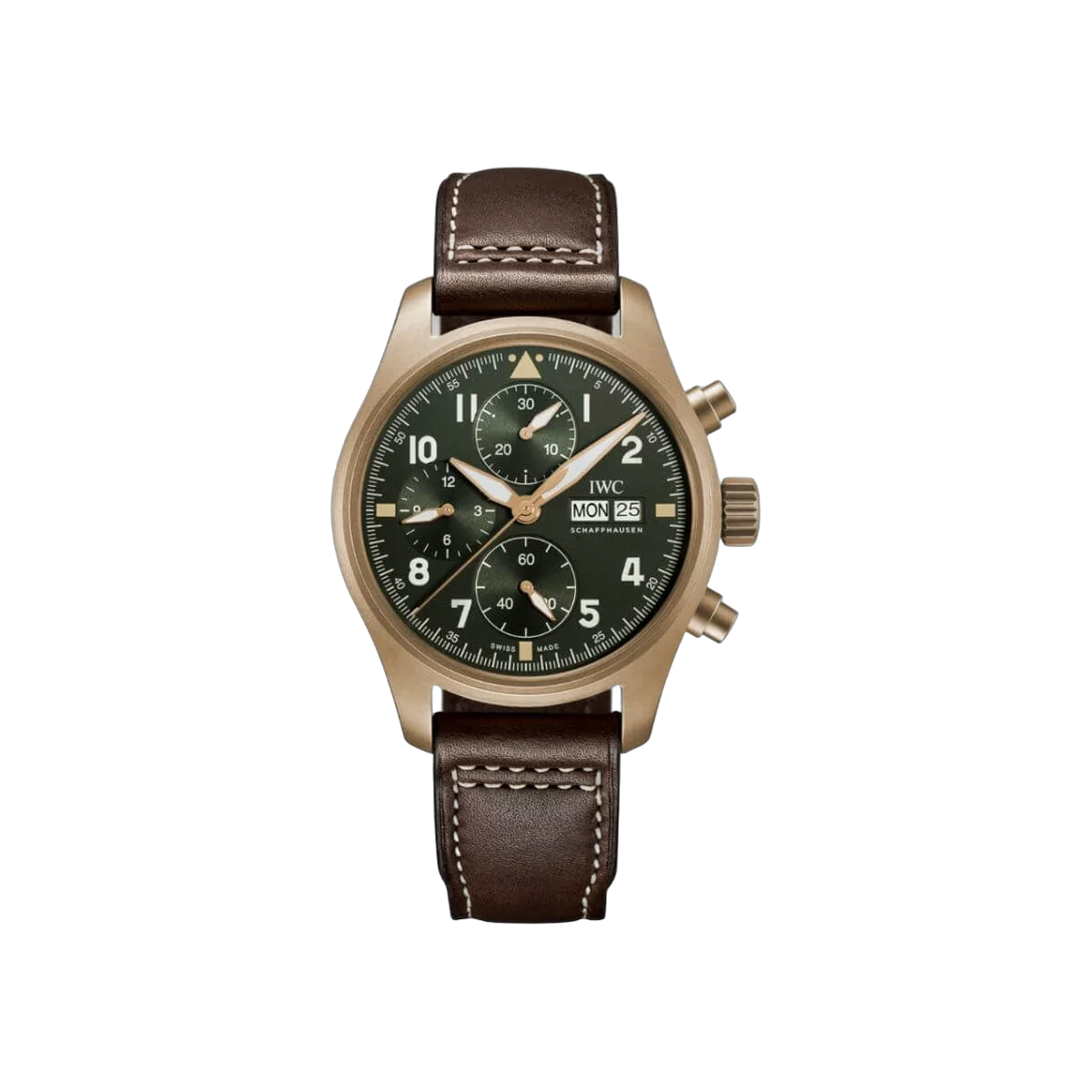 IWC Pilot IW387902 Chronograph Spitfire Green Dial