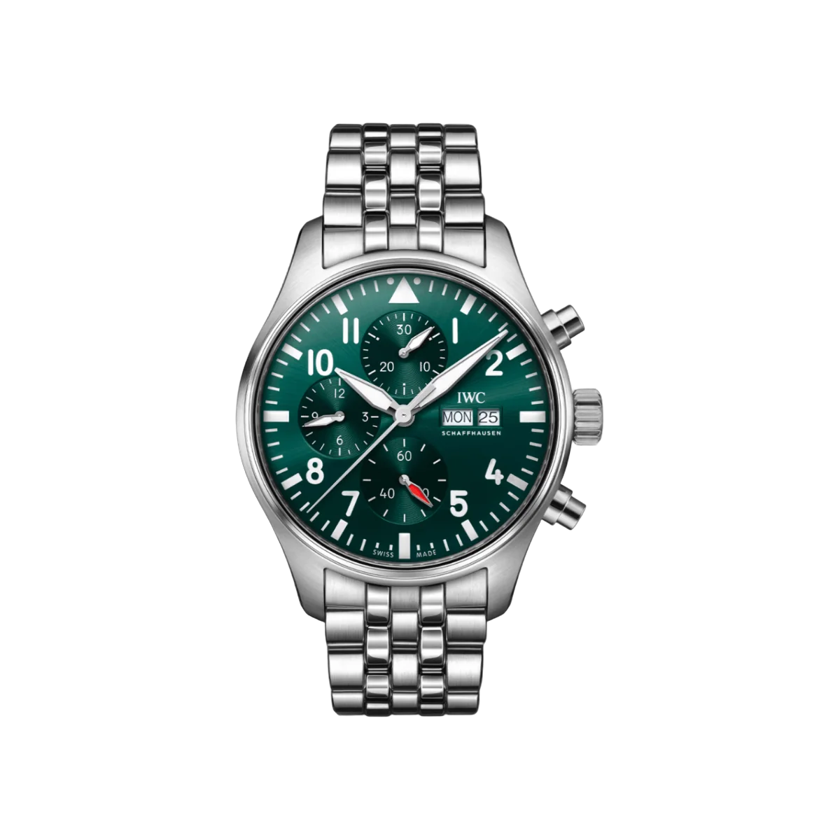 IWC Pilot's Watch IW378006 Chronograph Edition “The Last Flight” Green Dial