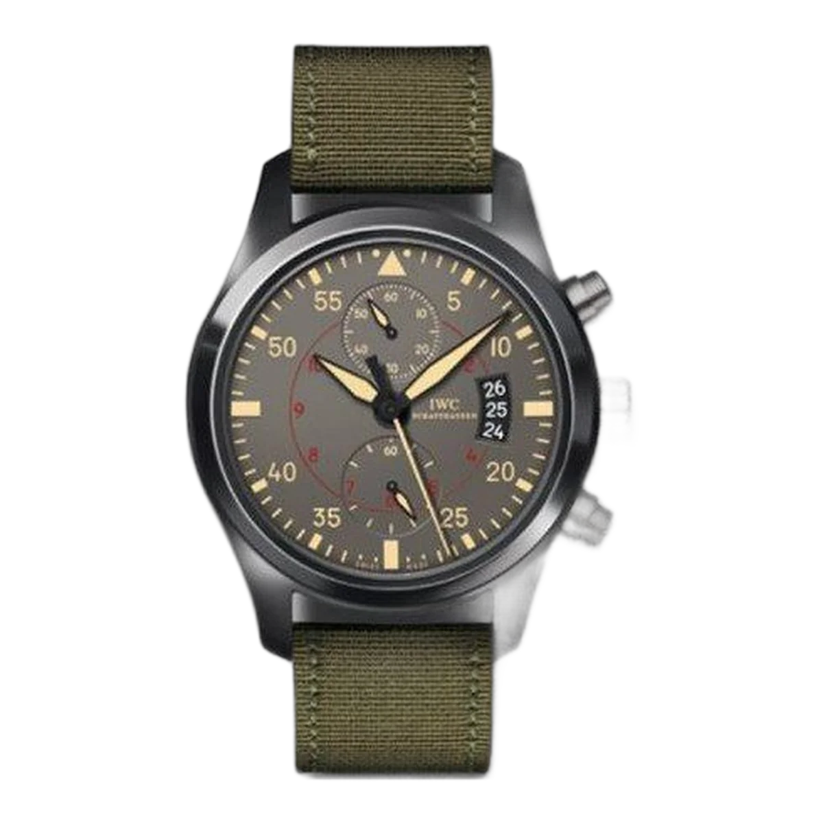 Iwc Pilots Chronograph Ceramic And Titanium 46Mm Men's Watch