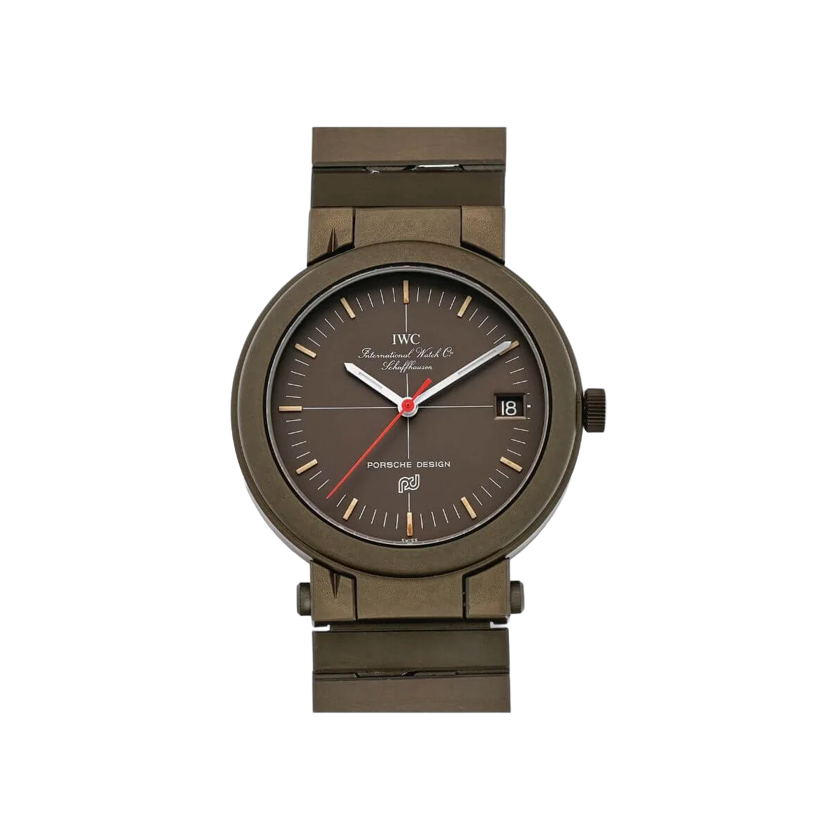 IWC Porsche Design IW3510 Automatic Compass 39Mm Aluminum Brown Dial