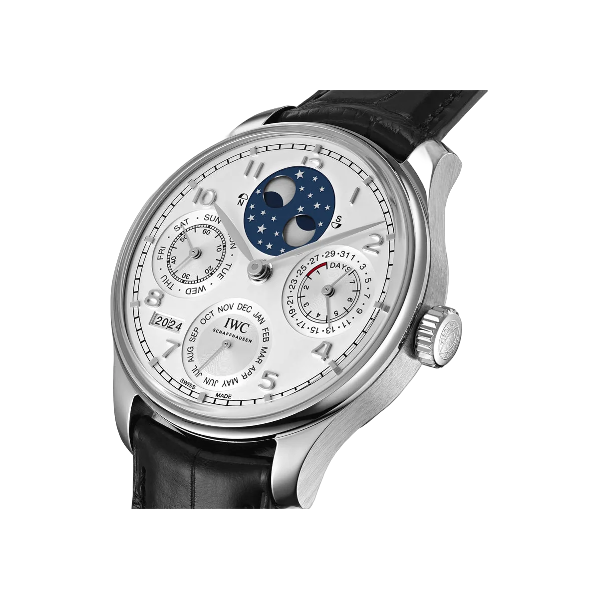 IWC Portugieser IW503406 Perpetual Calendar Platinum 44.2mm White Dial Men's Watch – additional product photo 2