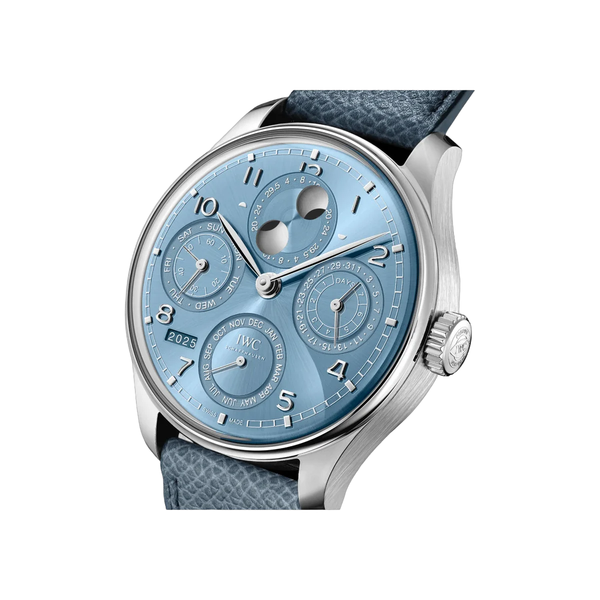 IWC Portugieser IW503703 Perpetual Calendar White Gold 44mm Horizon Blue Dial Men's Watch – additional product photo 2