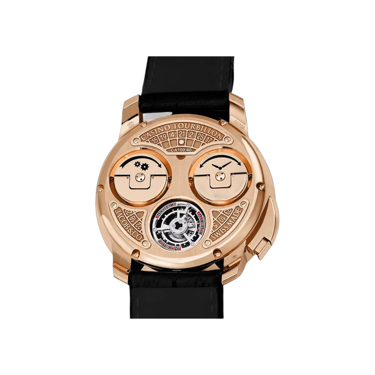 Jacob & Co Casino CA100.40.AA.AB.A 18k Rose Gold Tourbillion Limited to 101 Pieces 44mm Men's Watch – additional product photo 2