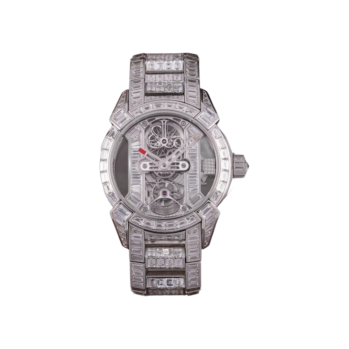 Jacob & Co. Epic X Skeleton Tourbillon EX500.30.BD.BD.A30BA White Gold Natural Diamonds 44mm Skeleton Dial Men's Watch