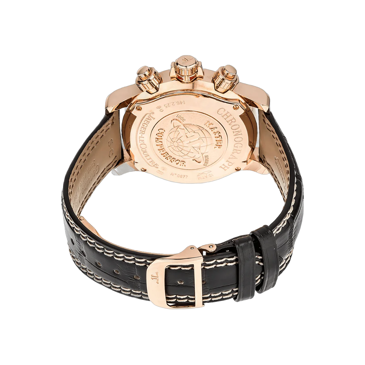 Jaeger-LeCoultre Master Compressor 146.2.25 Rose Gold 41.5mm Black Dial Men's Watch – additional product photo 3