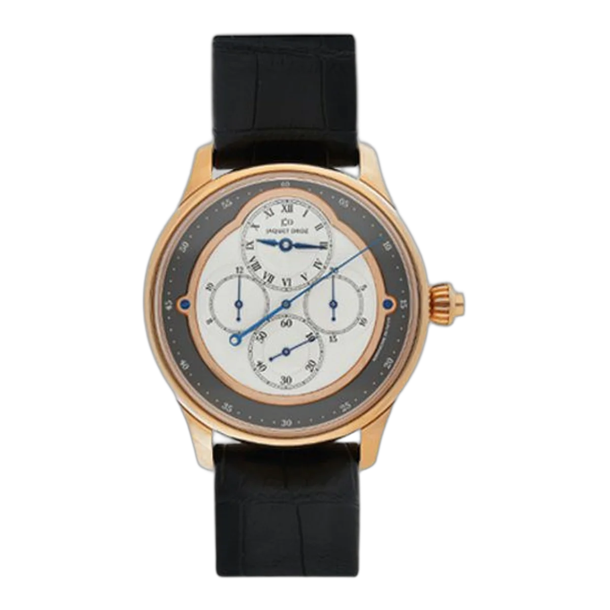 Jaquet Droz La Chaux De Fonds Chronograph Monopusher Men's Watch Ref. 007633201