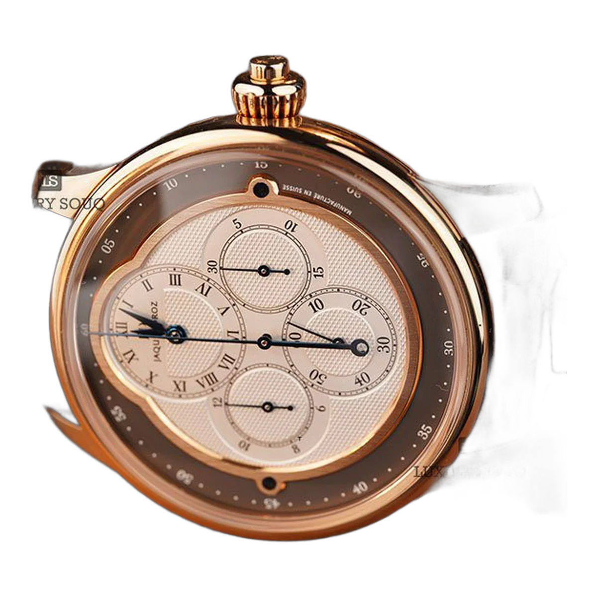 Jaquet Droz La Chaux De Fonds Monopusher Chronograph Men's Watch Ref. J007633201