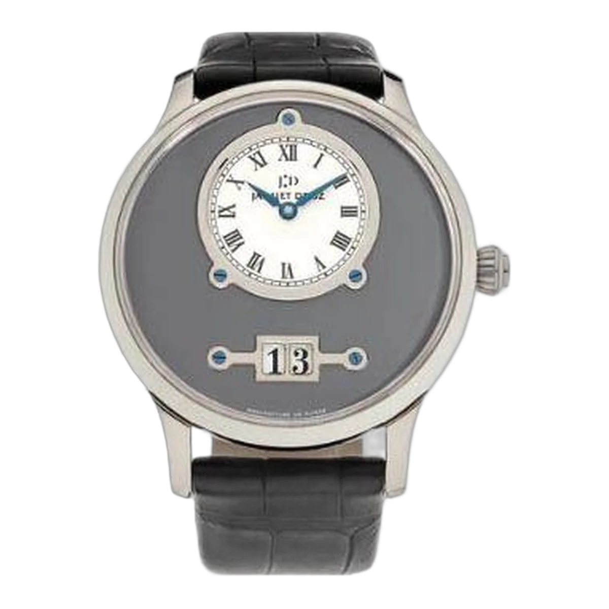 Jaquet Droz Petite Heure 18Kt White Gold 43Mm Men's Watch