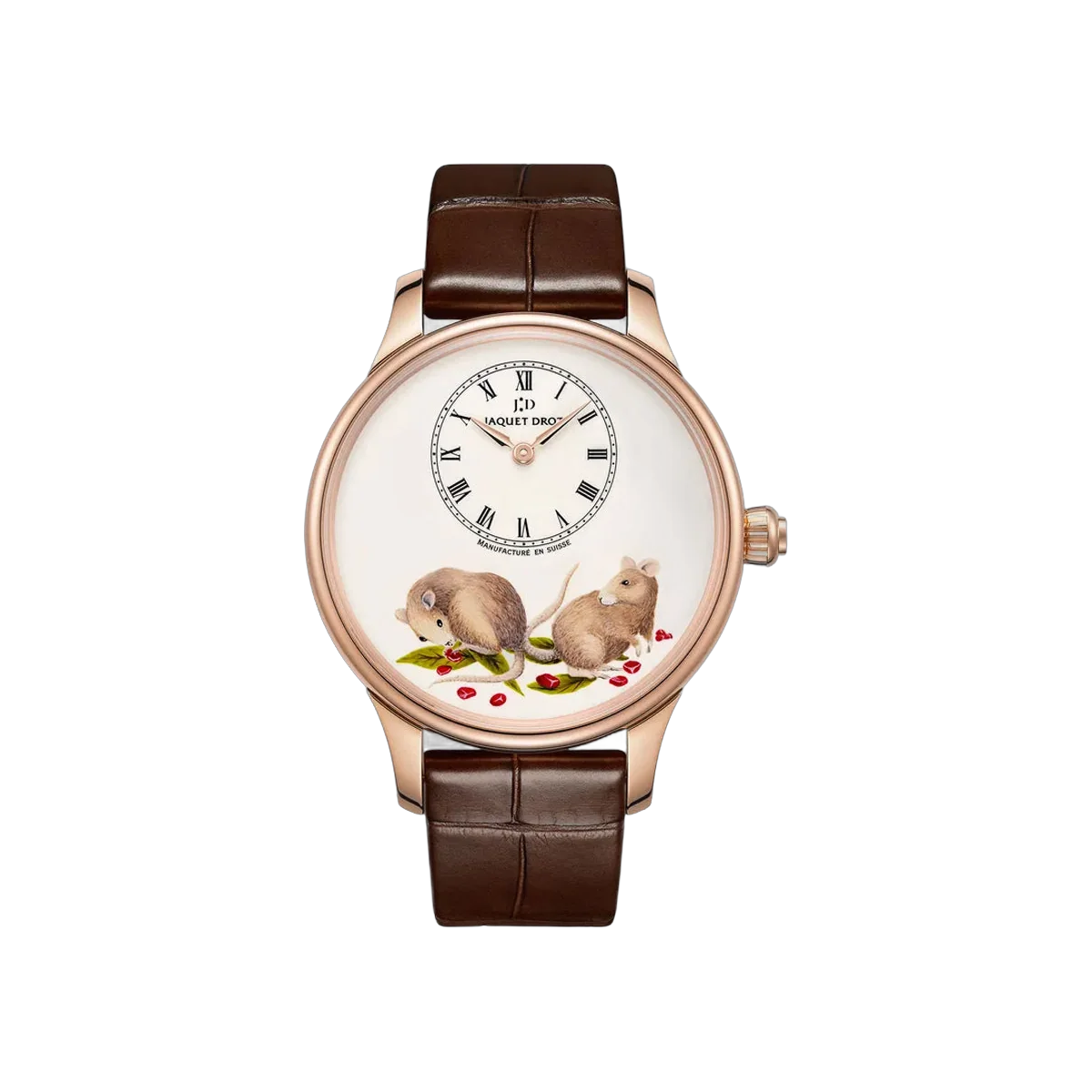 Jaquet Droz Petite Heure Minute Rat J005013230 Automatic 39mm White Dial Unisex Watch