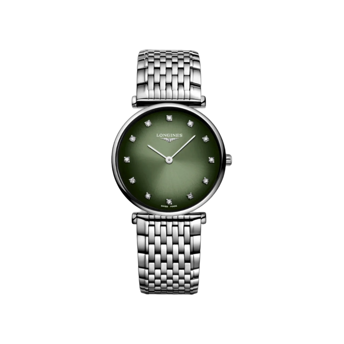 Longines LA Grande Classique L45124926 Quartz 29mm Green Dial Womens Watch
