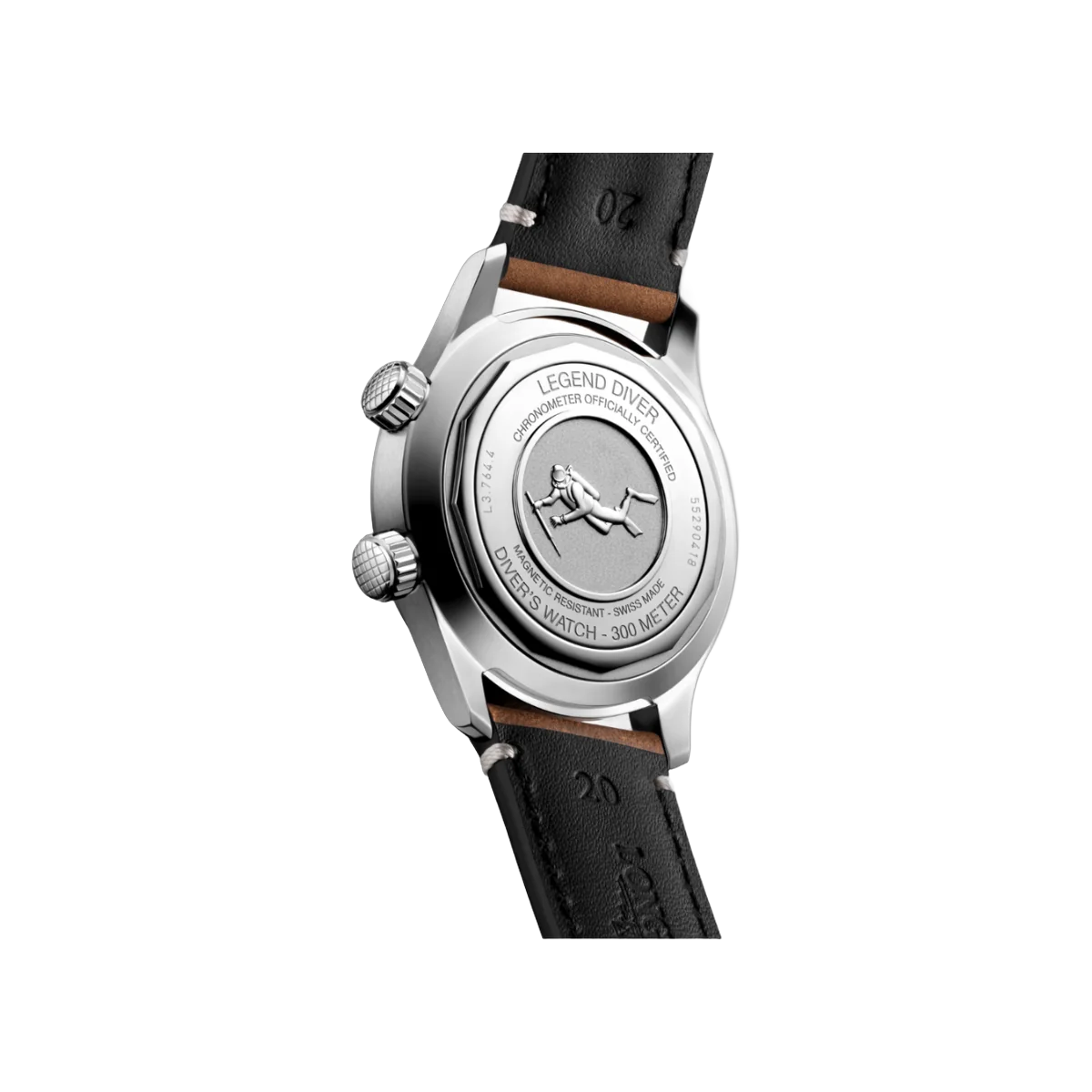 Longines Legend Diver L37644500 Automatic Stainless Steel 39mm Black Dial Mens Watch – additional product photo 2