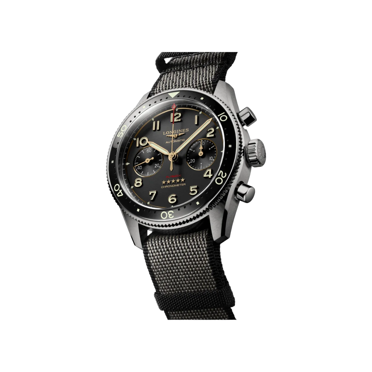 Longines Spirit Flyback L38211532 Chronograph Titanium 42mm Black Dial Men's Watch – additional product photo 3