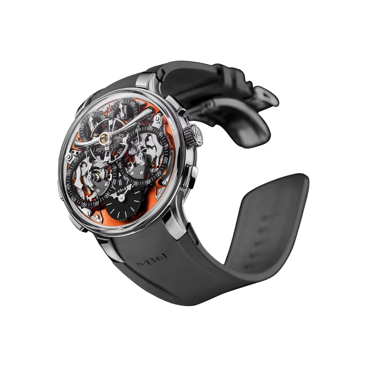 MB&F Legacy Machine 09.ZR.OR Sequential EVO Orange Dial – additional product photo 3