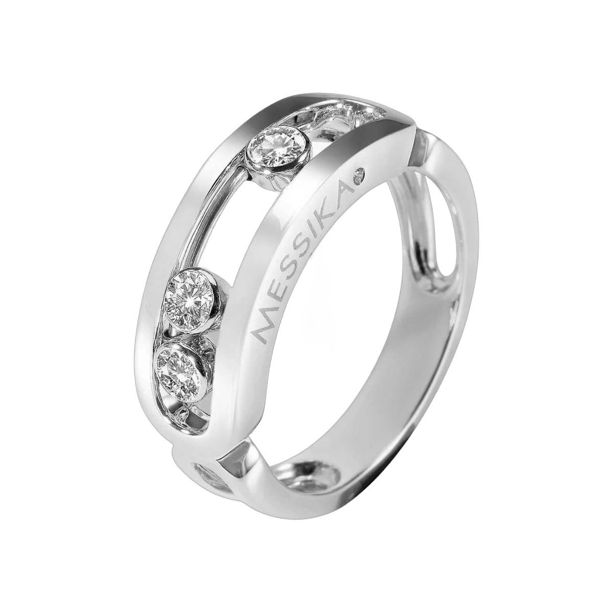 Messika Move Classic 03998-WG White Gold Diamond Ring