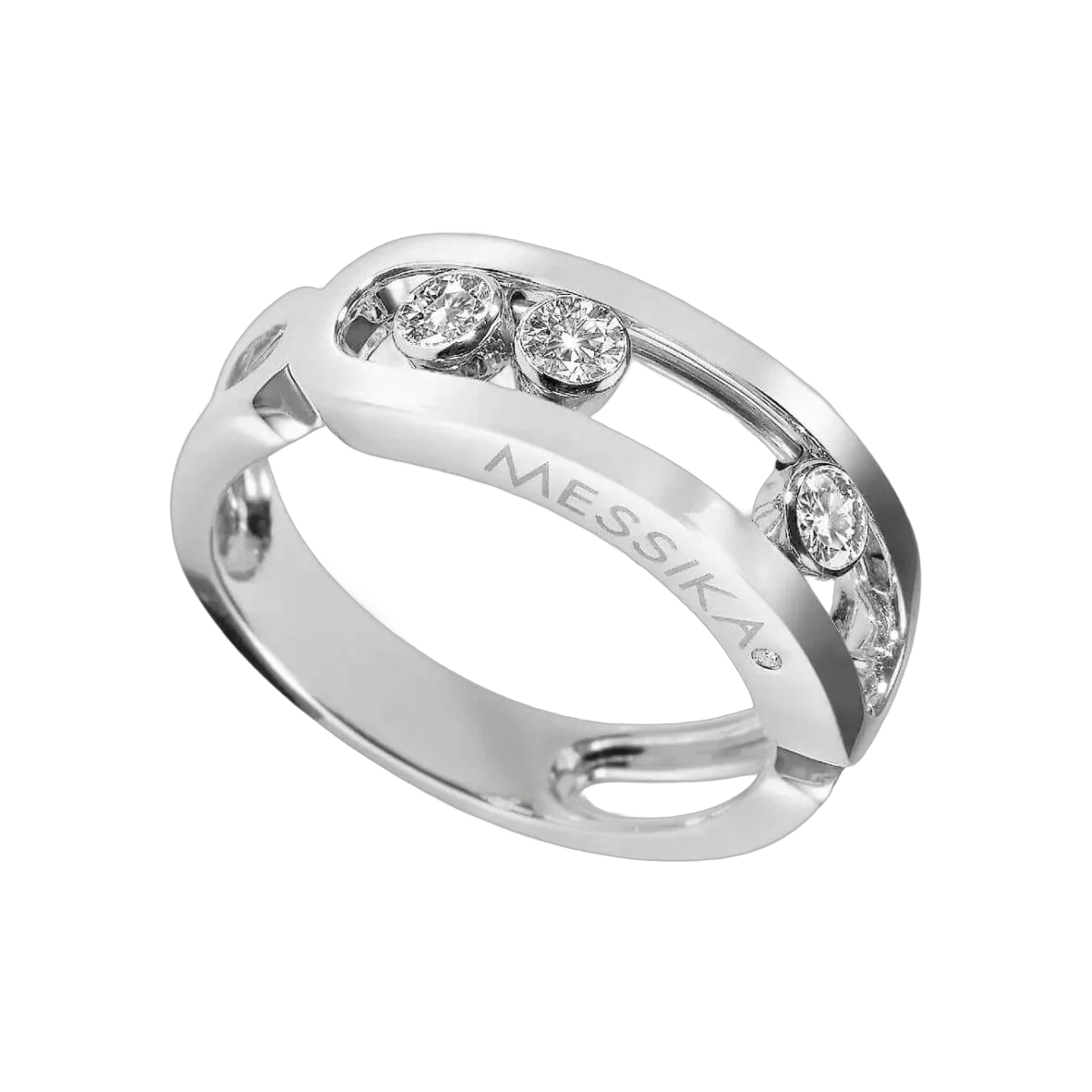 Messika Move Classic 03998-WG White Gold Diamond Ring – additional product photo 2
