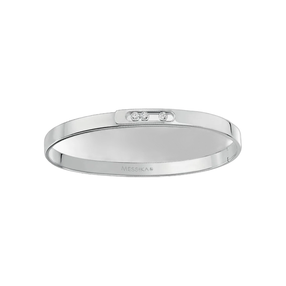 Messika Move Noa Bangle 10092-WG White Gold Diamond Bracelet – additional product photo 2