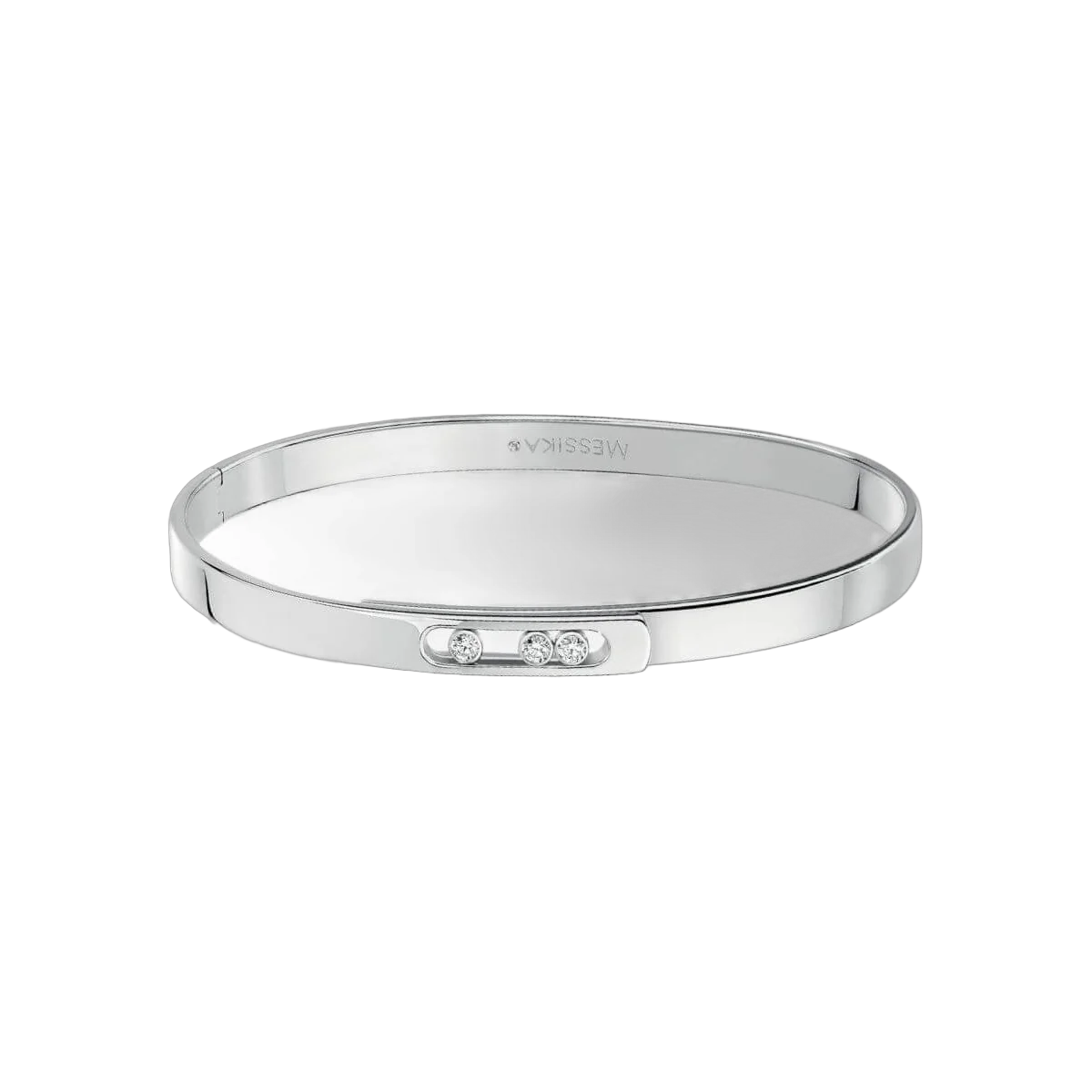 Messika Move Noa Bangle 10092-WG White Gold Diamond Bracelet – additional product photo 3