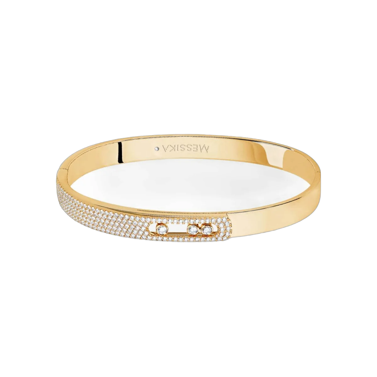 Messika Move Noa Pave 06371-YG Yellow Gold Diamond Bracelet – additional product photo 3