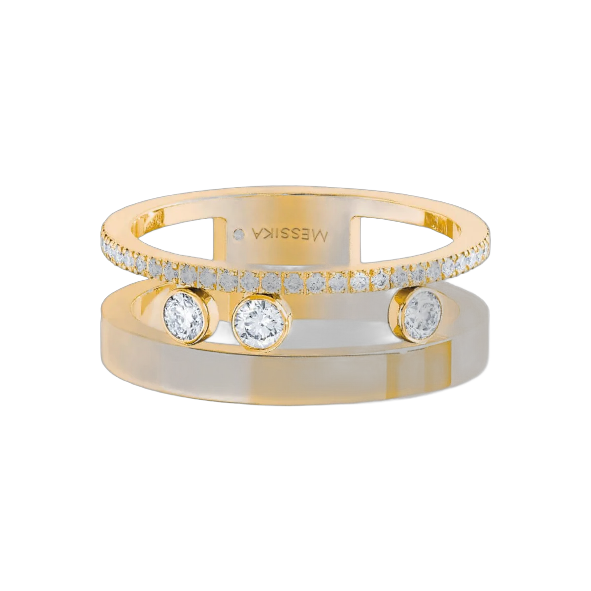Messika Move Romane 06516-YG-55 18Karat Yellow Gold Diamond Ring – additional product photo 3