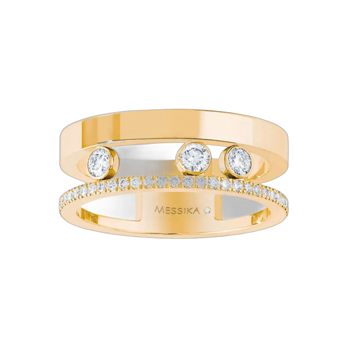 Messika Move Romane 06516-YG-55 18Karat Yellow Gold Diamond Ring – additional product photo 4