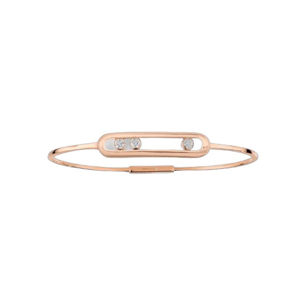 Messika Move Thin 04068-RG Rose Gold Diamond Bracelet – additional product photo 3