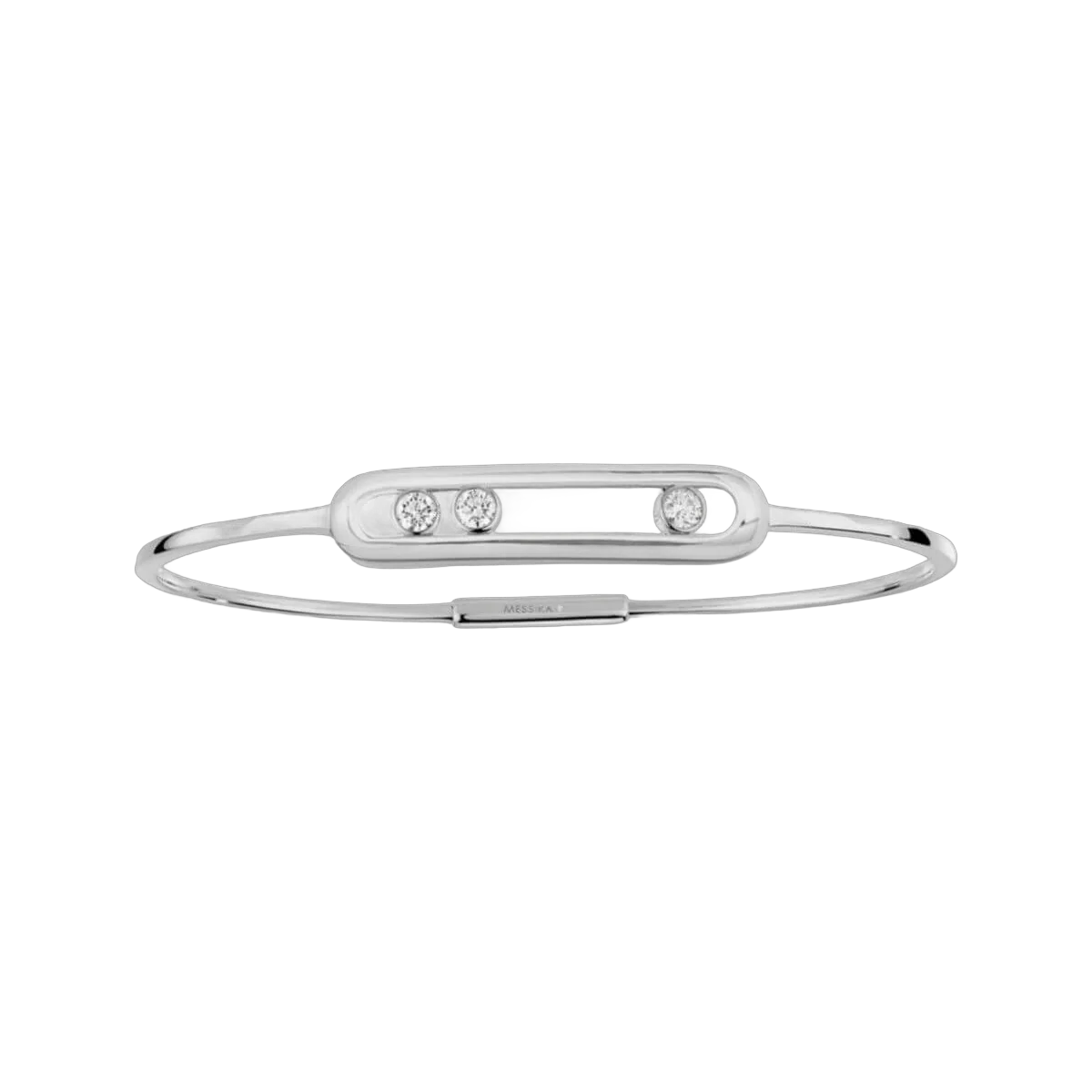 Messika Move Thin 04068-WG White Gold Diamond Bracelet – additional product photo 3