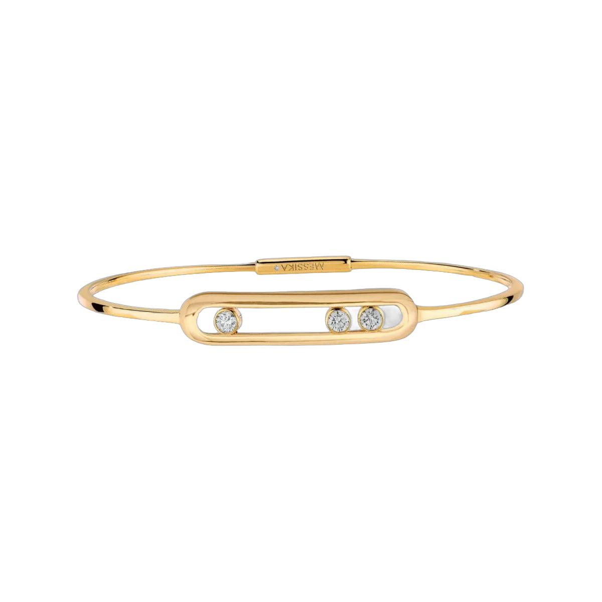 Messika Move Thin 04068-YG Yellow Gold Diamond Bracelet – additional product photo 3