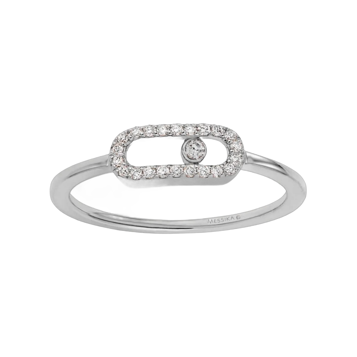 Messika Move Uno 04705-WG White Gold Diamond Ring – additional product photo 2