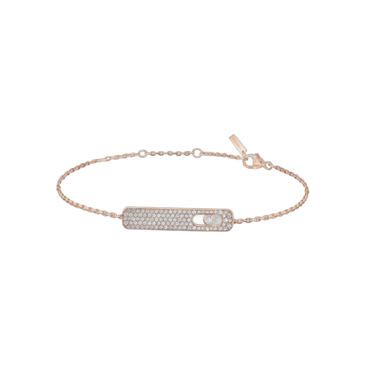 Messika My First Diamond Pavé 07535-RG Rose Gold Diamond Bracelet – additional product photo 4