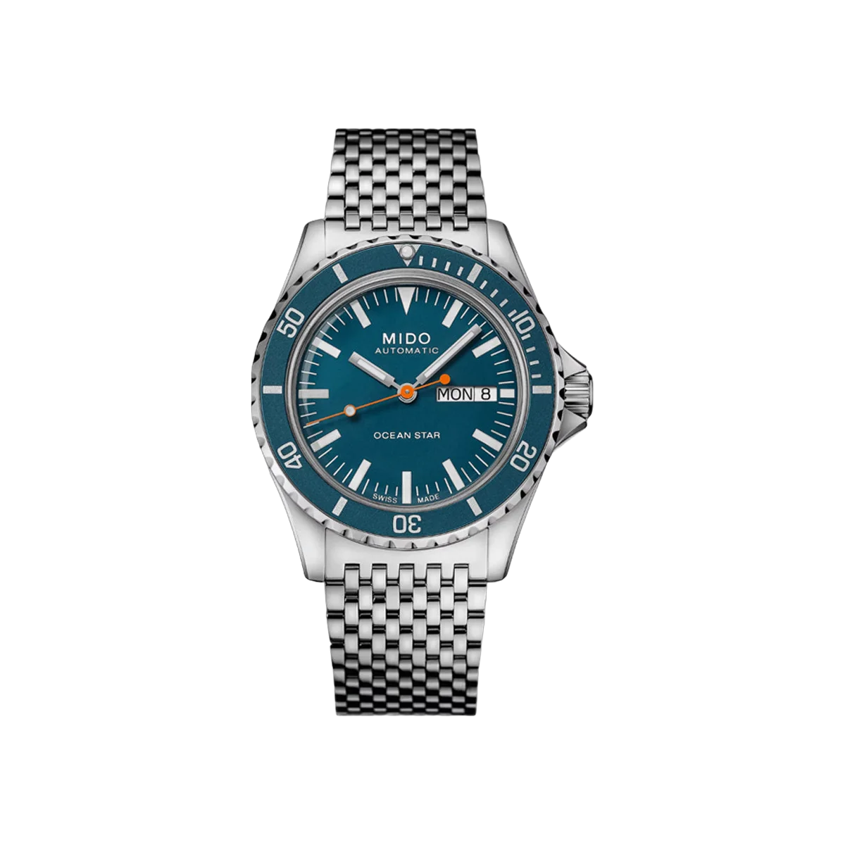 Mido Ocean Star Tribute M026.830.11.041.00 Stainless Steel 40.5mm Blue Dial Men's Watch