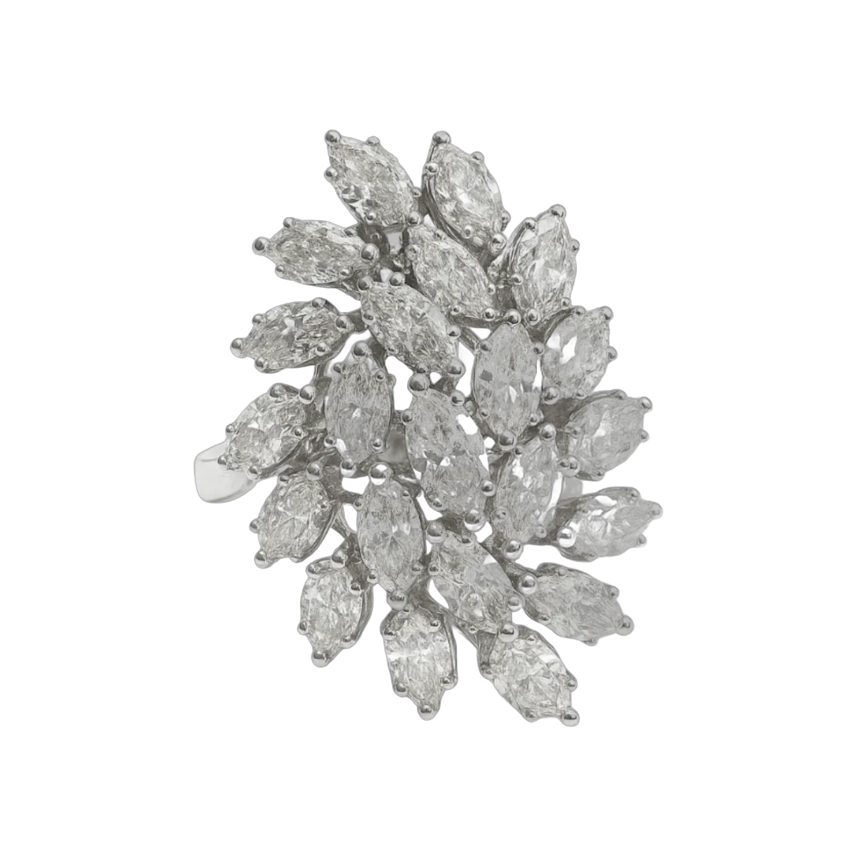 MQ RING- 3.18 CTS-HRD-E-F/VVS-VS,R88R,Total Wt - 7.02 gm – additional product photo 2