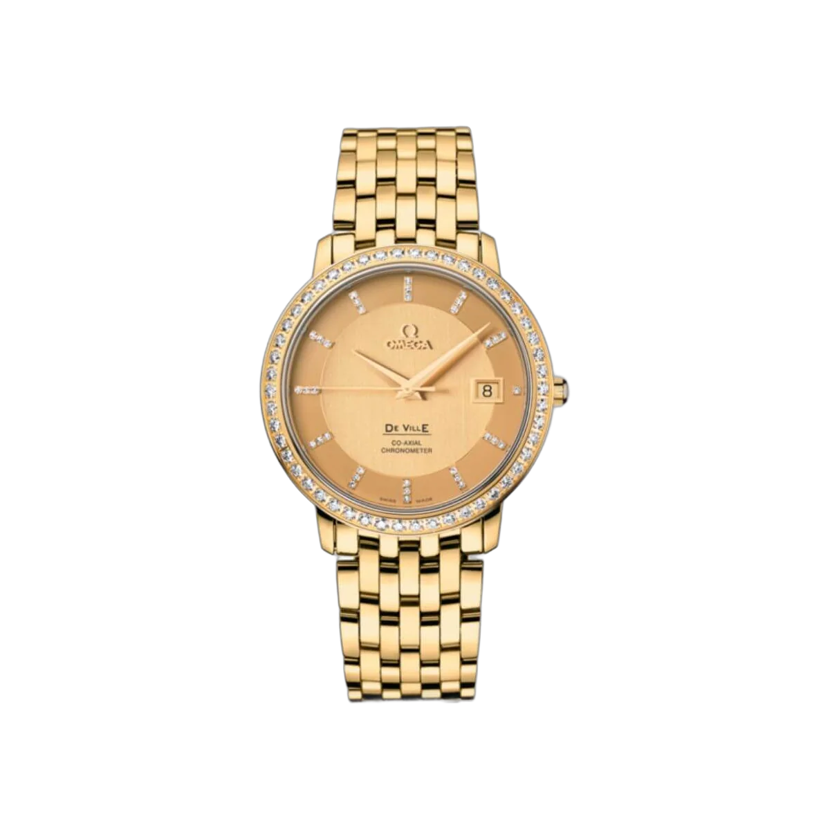Omega De Ville Prestige 413.55.37.20.58.001 Co-Axial 18Kt Yellow Gold