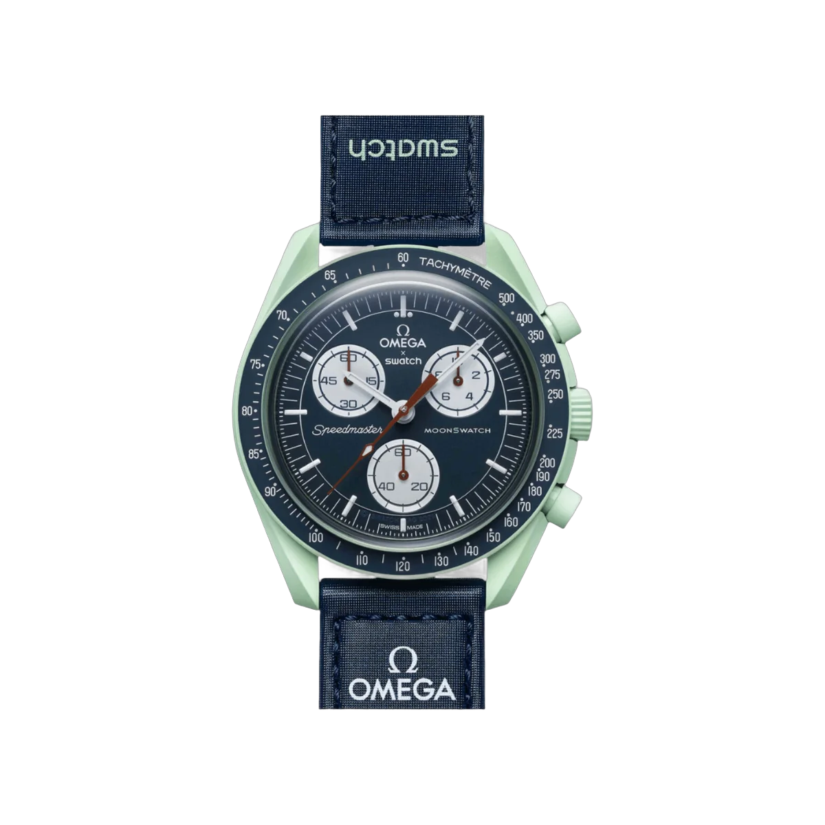 Omega X Swatch Mission To Earth So33G100 Blue Straps