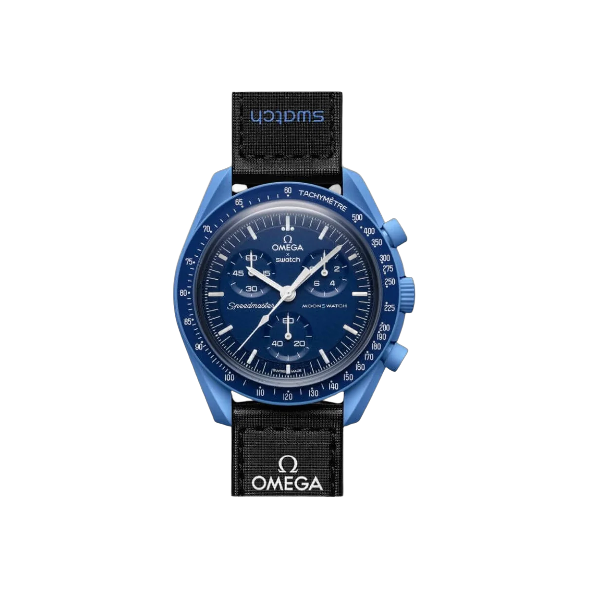 Omega X Swatch Mission To Neptune So33N100 Moonswatch Blue Bioceramic