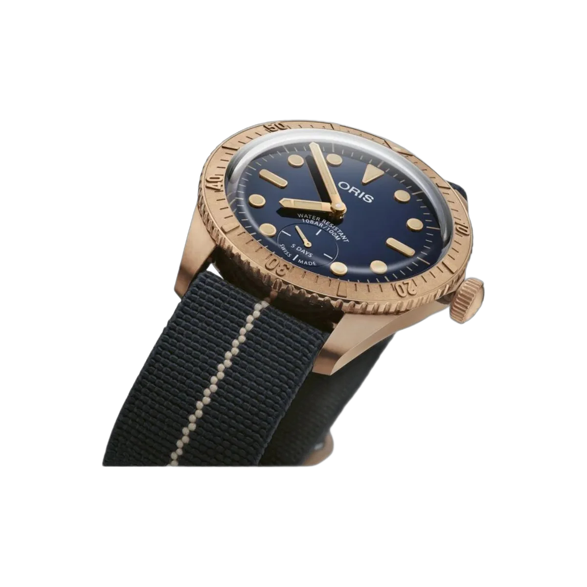 Oris Divers Carl Brashear 01 401 7764 3185-Set Blue Dial Limited Edition Men's Watch – additional product photo 3