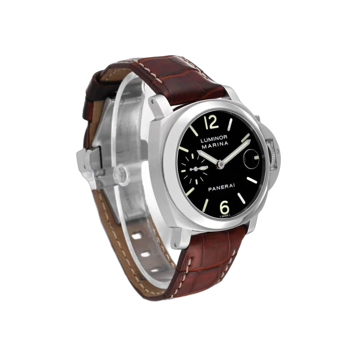 Panerai Contemporary Luminor PAM00048 Stainless Steel 40Mm Black Dial – additional product photo 4