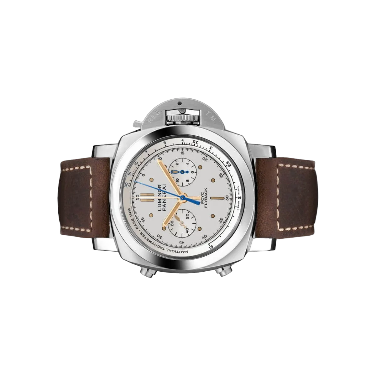 Panerai Luminor 1950 Ivory Flyback Chronograph Automatic Men's Watch Ref. Pam00654 – additional product photo 4